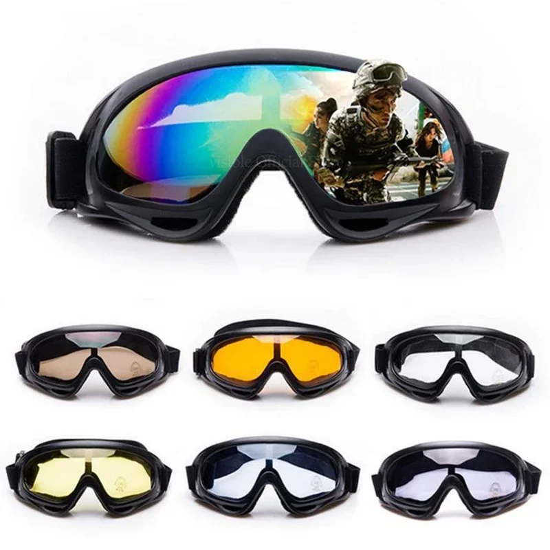 Windproof Motocross Goggles Riding Glasses ATV Dirt Bike Motorcycle Googles Ski Racing Helmet Goggles for Adults Men Women Youth