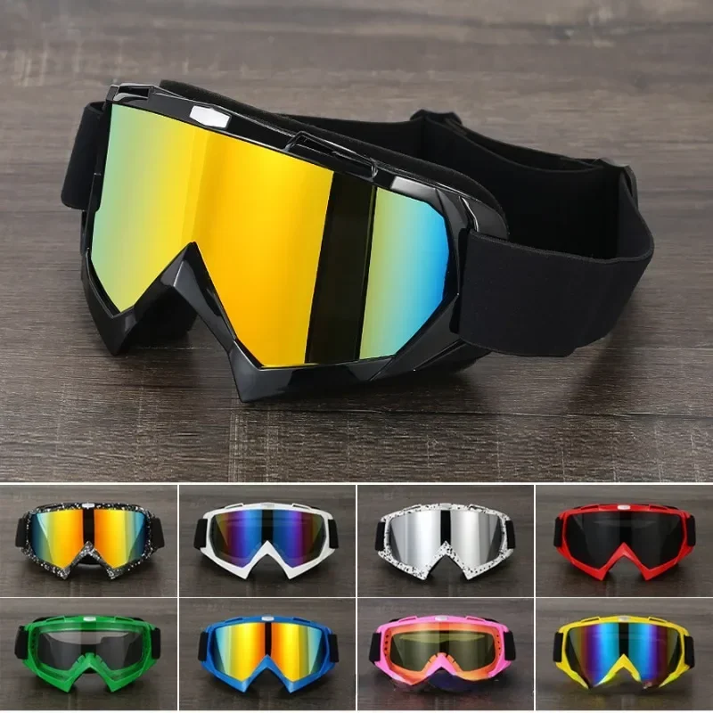 Hot Sale Motocross Goggles Glasses Off Road Dirt Bike Ski Unisex Snowboard Mask Snowmobile Ski Goggles Windproof Safety Goggles