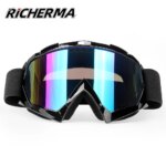 Windproof Motocross Goggles Riding Glasses ATV Dirt Bike Motorcycle Googles Ski Racing Helmet Goggles for Adults Men Women Youth