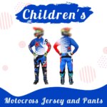 motocross gear set for kids Size 20 22 24 26 28 Dirt Bike boy girl Off-road racing suit Jersey Pant Youth children MX MTB