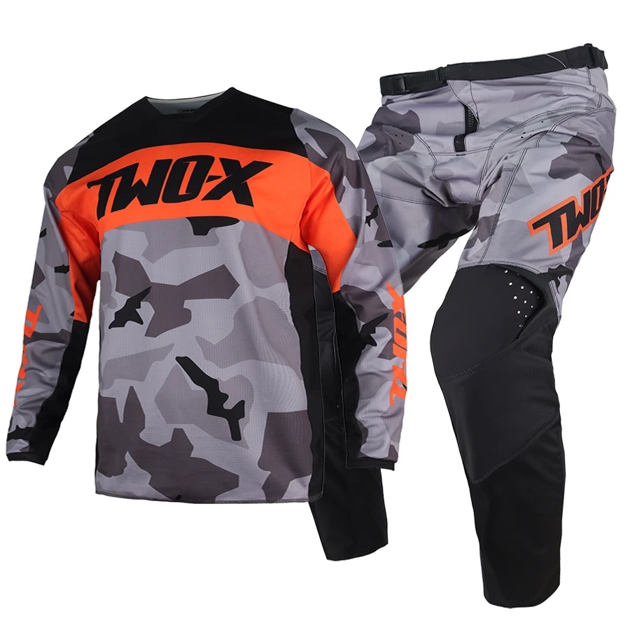 2023 Youth Motocross 180 Bnkr Gear Set MX BMX Dirt Bike Jersey Pants For Kids Moto Offroad Kits Motorcycle Suit Gift Kid