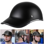 Baseball Cap Motorcycle Helmets Bike Scooter Half Open Face Protective Helmet Hard Hat-Safety Unisex Racer Helmet Baseball Cap