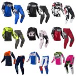 Dirt MoFox Motocross MX 180 Cota Black Jersey Pant Adult Motorcycle Dirt Bike Riding MTB BMX Gear Set