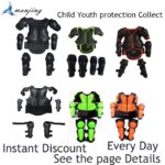 For Height 0.85-1.7M Child Body Protector Motorcycle Waistcoat Armor Kids Motocross ATV Dirt Bike Chest Spine Knee Elbow Pad