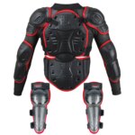 Kids Dirt Bike Gear Motocycle Armor Jacket Suit Knee Elbow Chest Spine Protector for Cycling Skiing Motocross Skateboard