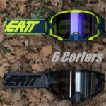 LEATT Velocity 6.5 Glasses Double Layer Antifog MotocrossCycling Goggles Safety Sports Gogglesfor LEATT MotorcycleHelmet Glasses