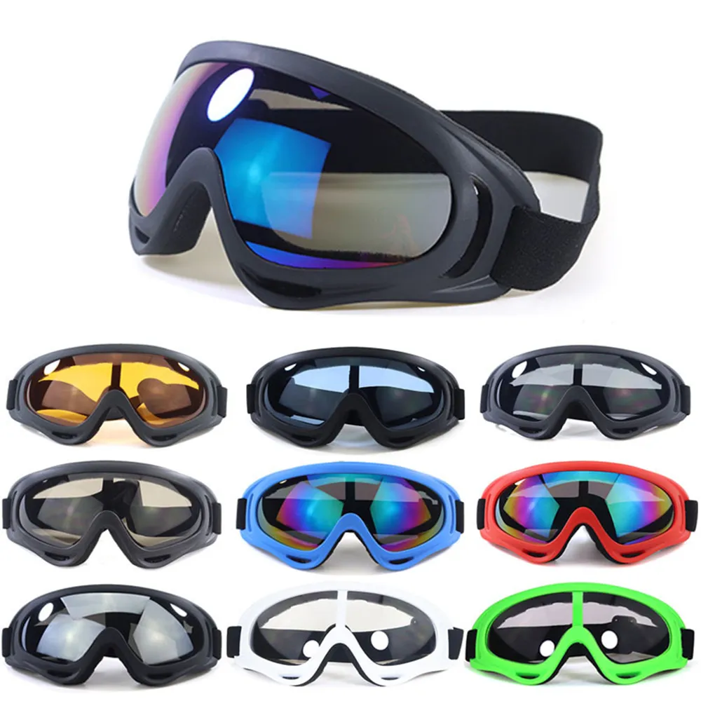 Motorcycle Glasses Anti Glare Bike Motocross Sunglasses Sports Ski Goggles Windproof Dustproof UV Protective Gears Accessories