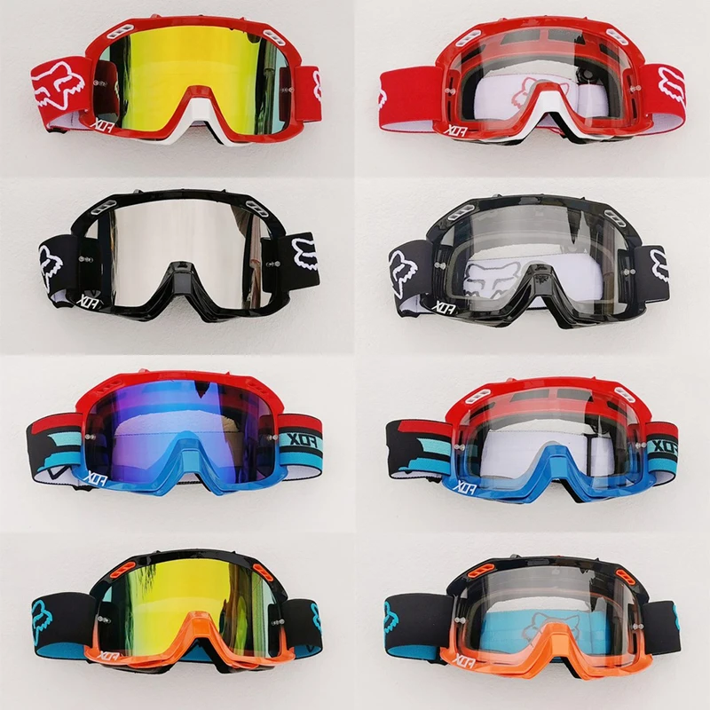 Motorcycle Goggles Sunglasses FOXS Motocross Racing Cycling Dirt Bike MTB MX Moto HD Motocross Goggles Glasses Men Women