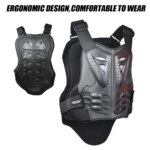 Outdoor Driving Chest Back Protection Vest For Motocross Skiing Skating Motorcycle Dirt Bike Body Armor Protective Gear Adult