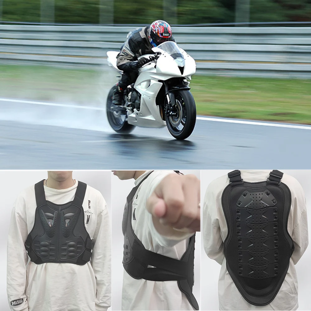 Outdoor Driving For Motocross Skiing Skating Motorcycle Dirt Bike Body Armor Protective Gear Chest Back Protection Vest Adult