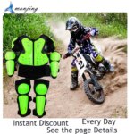 Youth Children Motocross Body Protective gear Vest armor ATV Dirt Bike suits Chest Spine Knee Elbow Guard Sports Equipment