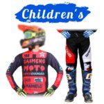 motocross gear set for kids Dirt Bike racing suit boy girl Downhill MX Jersey Pant Kits Youth children Motorcycle Off-road  MTB